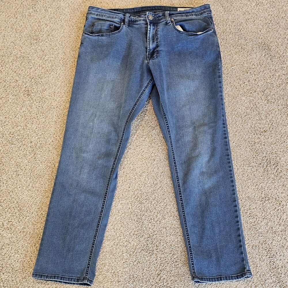 Buffalo David Bitton Axel Slim Stretch Men’s Jeans Blue Medium Wash Size 36x30